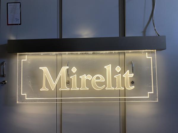 10 darab élvilágított infotábla