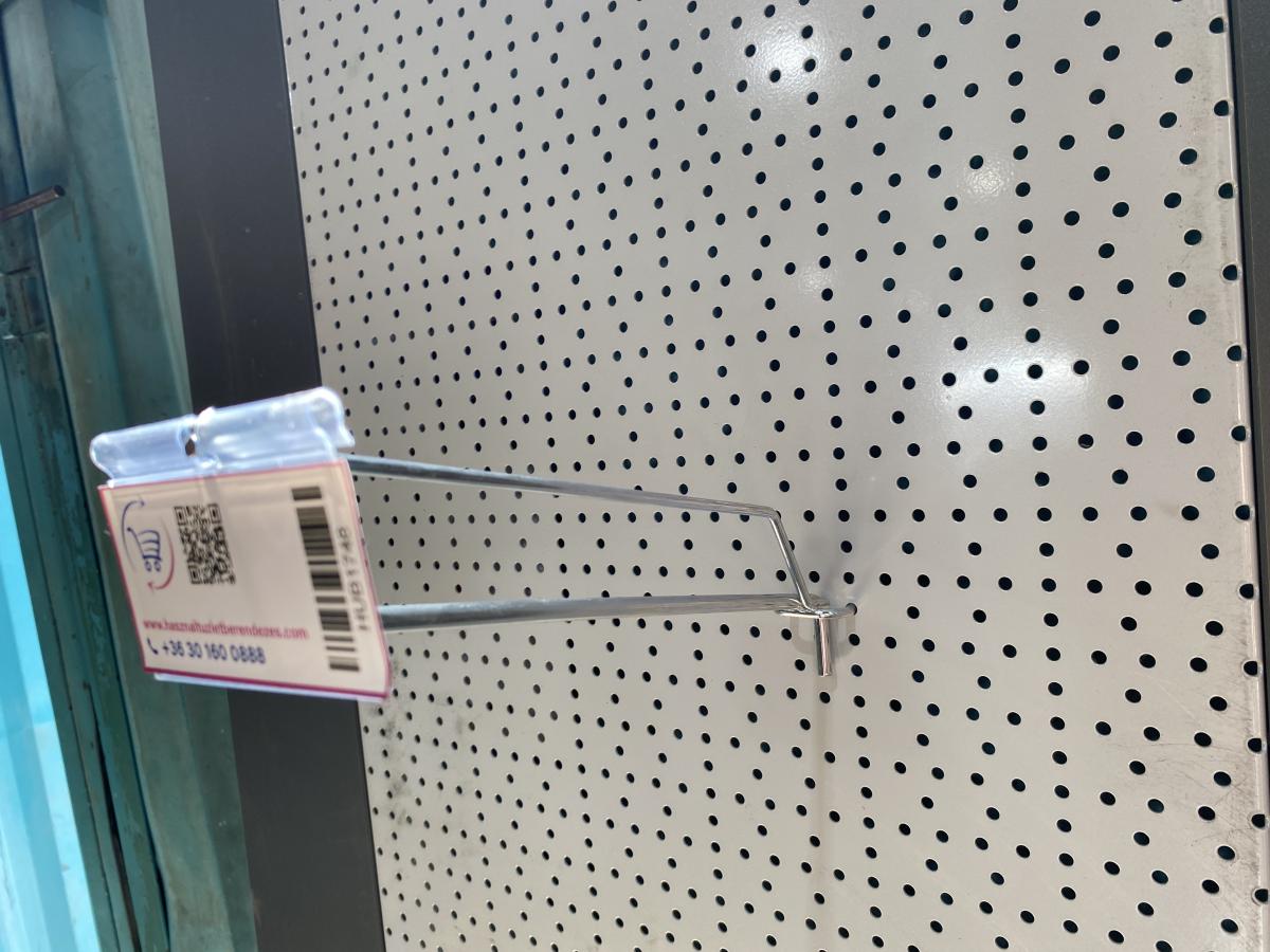 Használt bliszterkampó 23cm – termékfotó hátulról