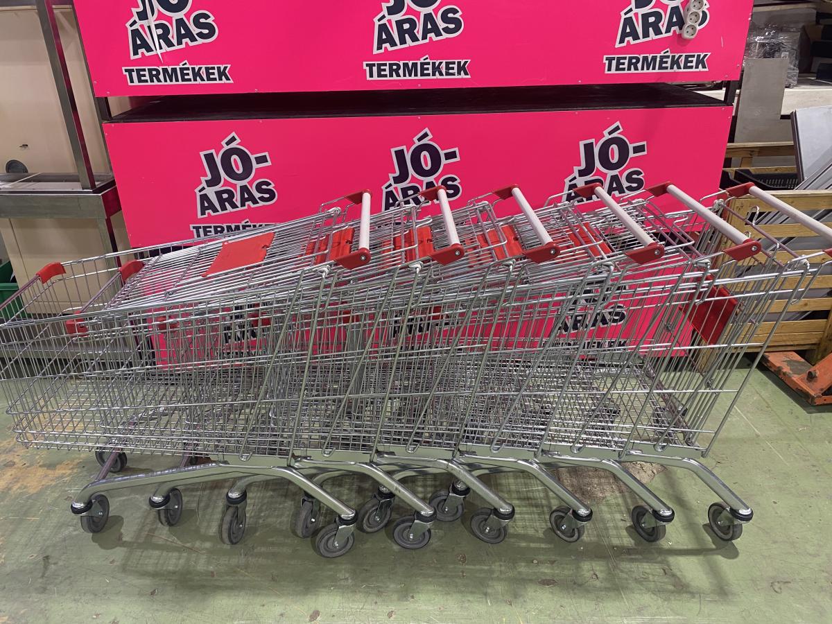 Bevásárlókocsi 210 literes – termékfotó elölnézet