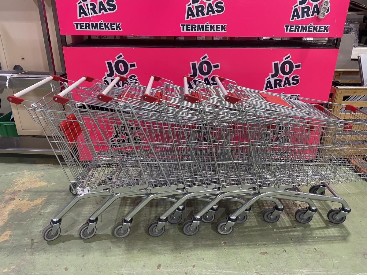 Bevásárlókocsi 210 literes – termékfotó jobb oldalról