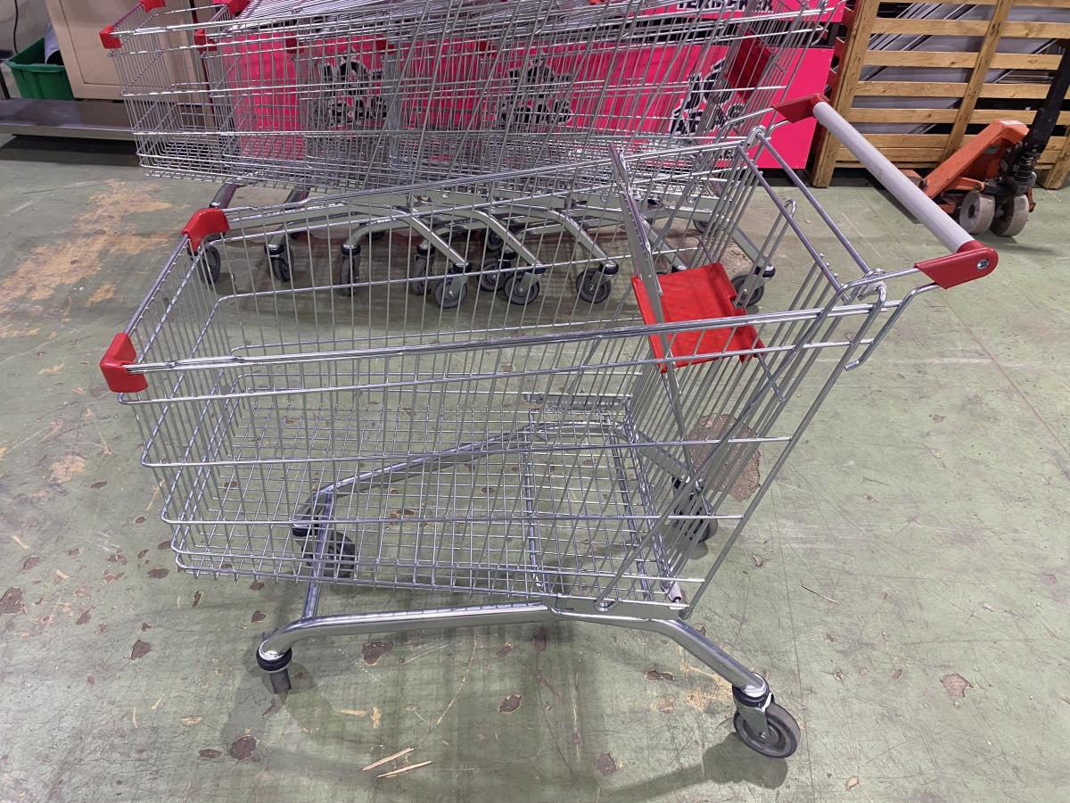 Bevásárlókocsi 210 literes – termékfotó hátulról