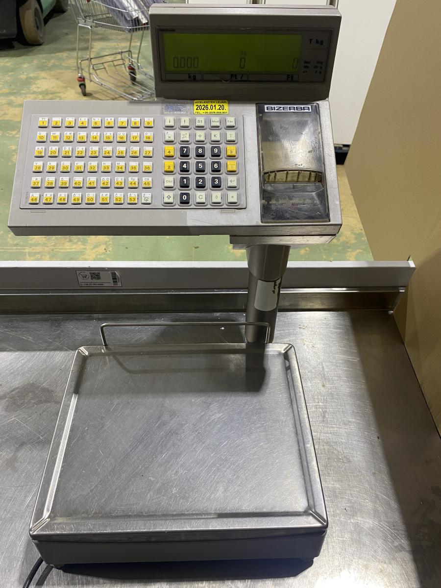 Bizerba BS 800 – termékfotó jobb oldalról