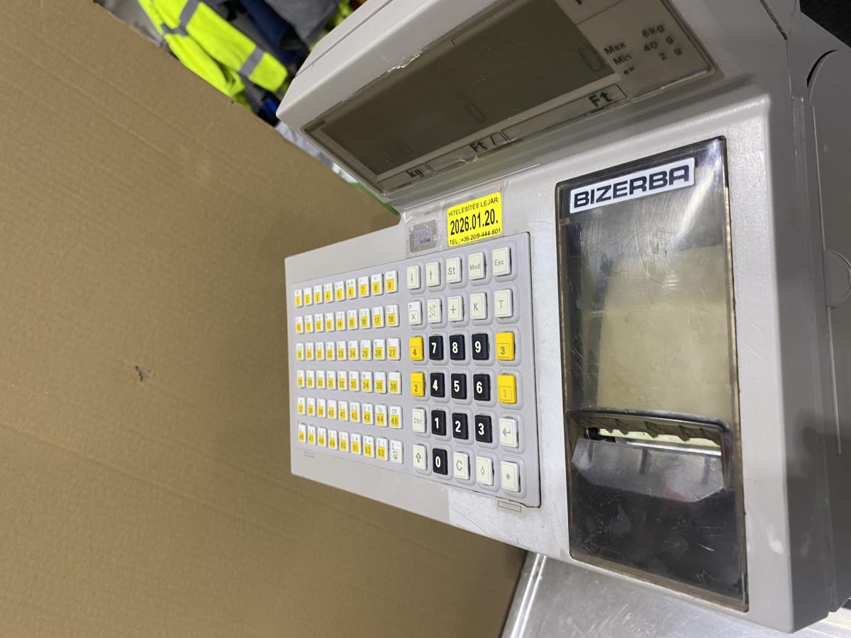 Bizerba BS 800 – termékfotó felülnézet