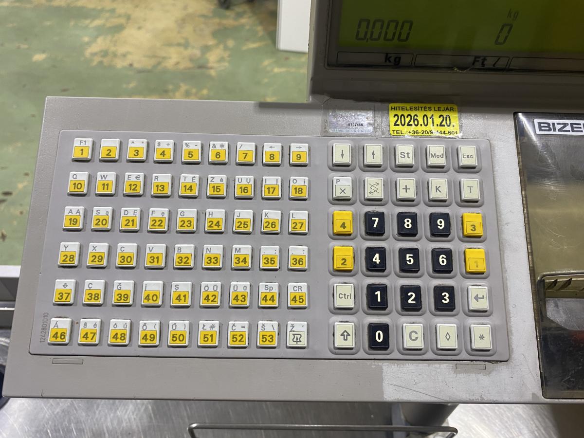 Bizerba BS 800 – termékfotó részlet