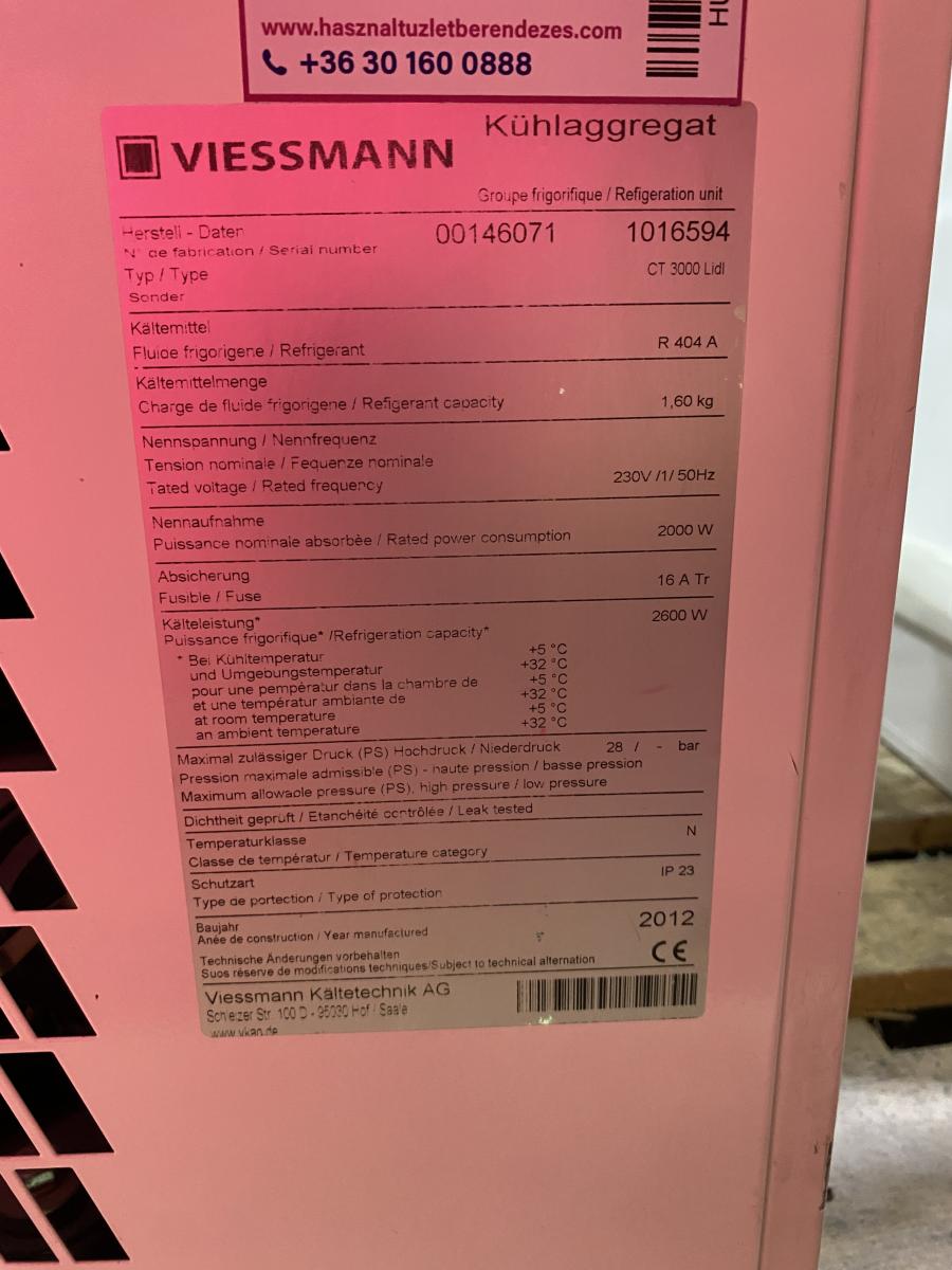 Viessmann CT3000 monoblokk – termékfotó 45° nézet