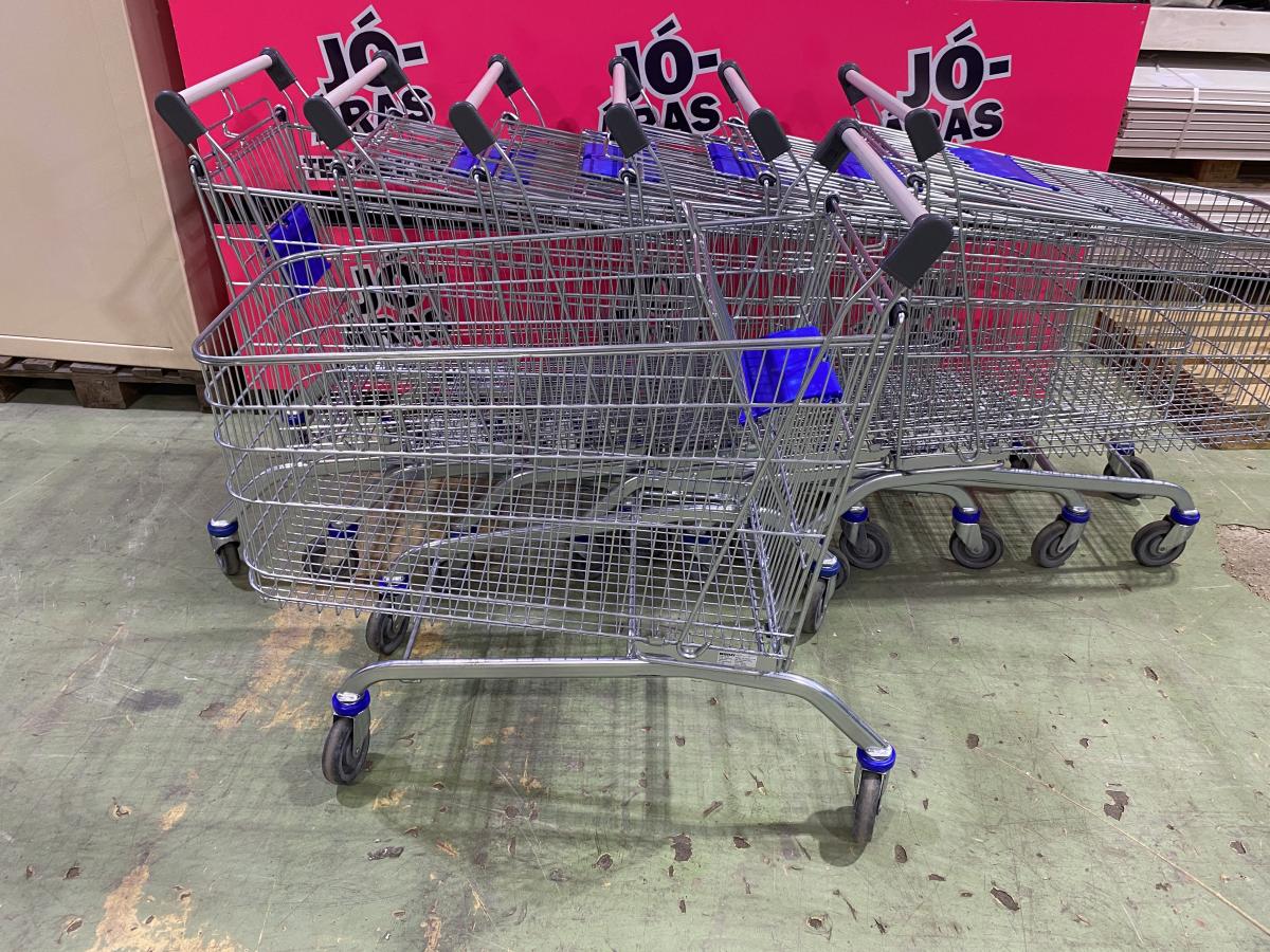 Wanzl WTR bevásárlókocsi 232 liter – termékfotó jobb oldalról
