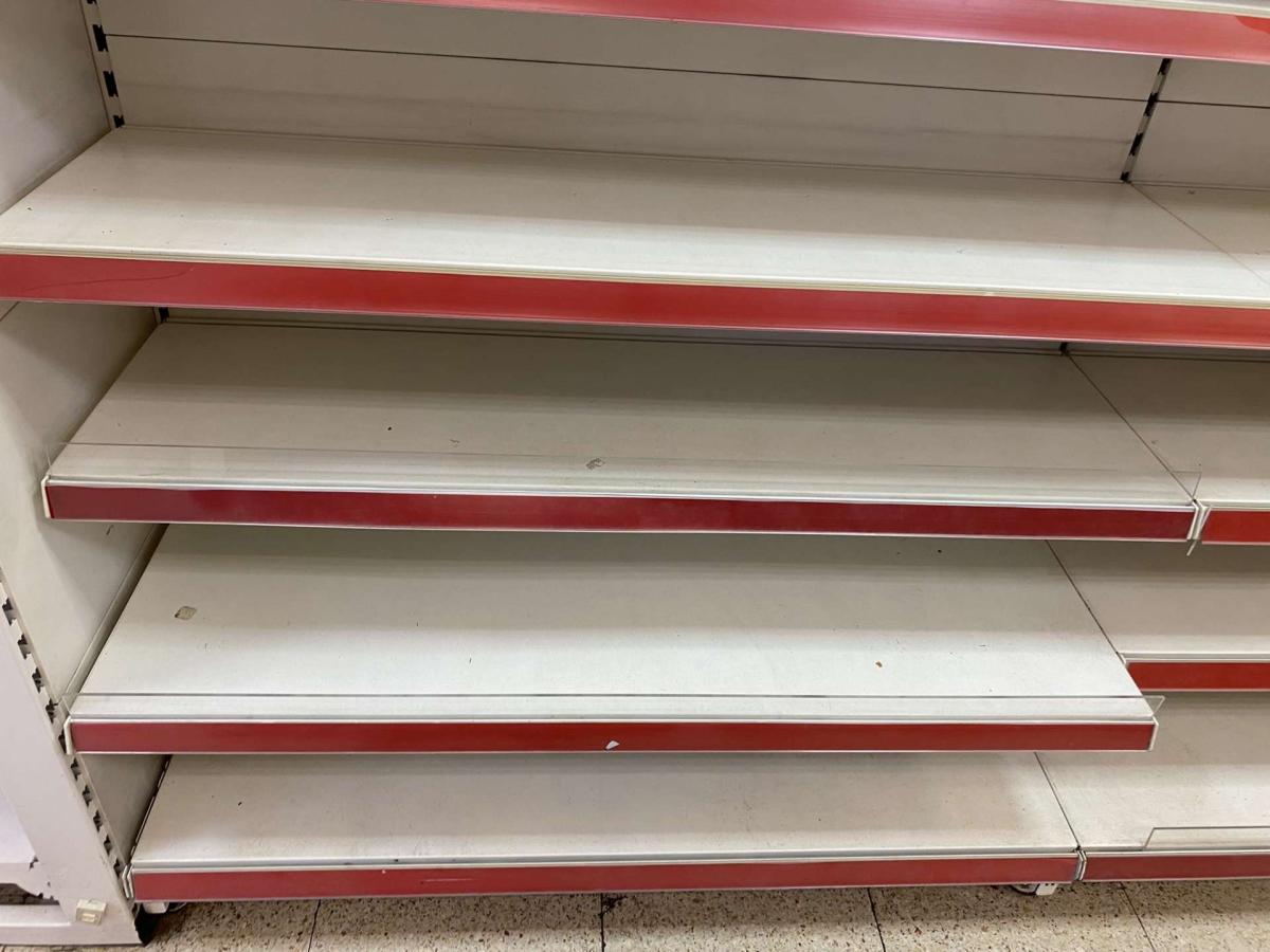 TEGO polcrendszer fehér színben, több méretben – termékfotó felülnézet
