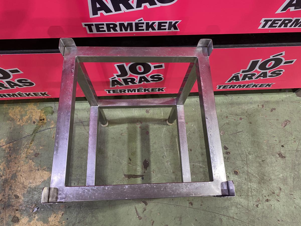 Hústőke láb, rozsdamentes 50 cm-es tőkefejhez – termékfotó jobb oldalról
