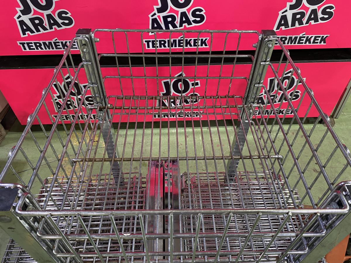Akciós kihelyezés, rácskosár – termékfotó hátulról