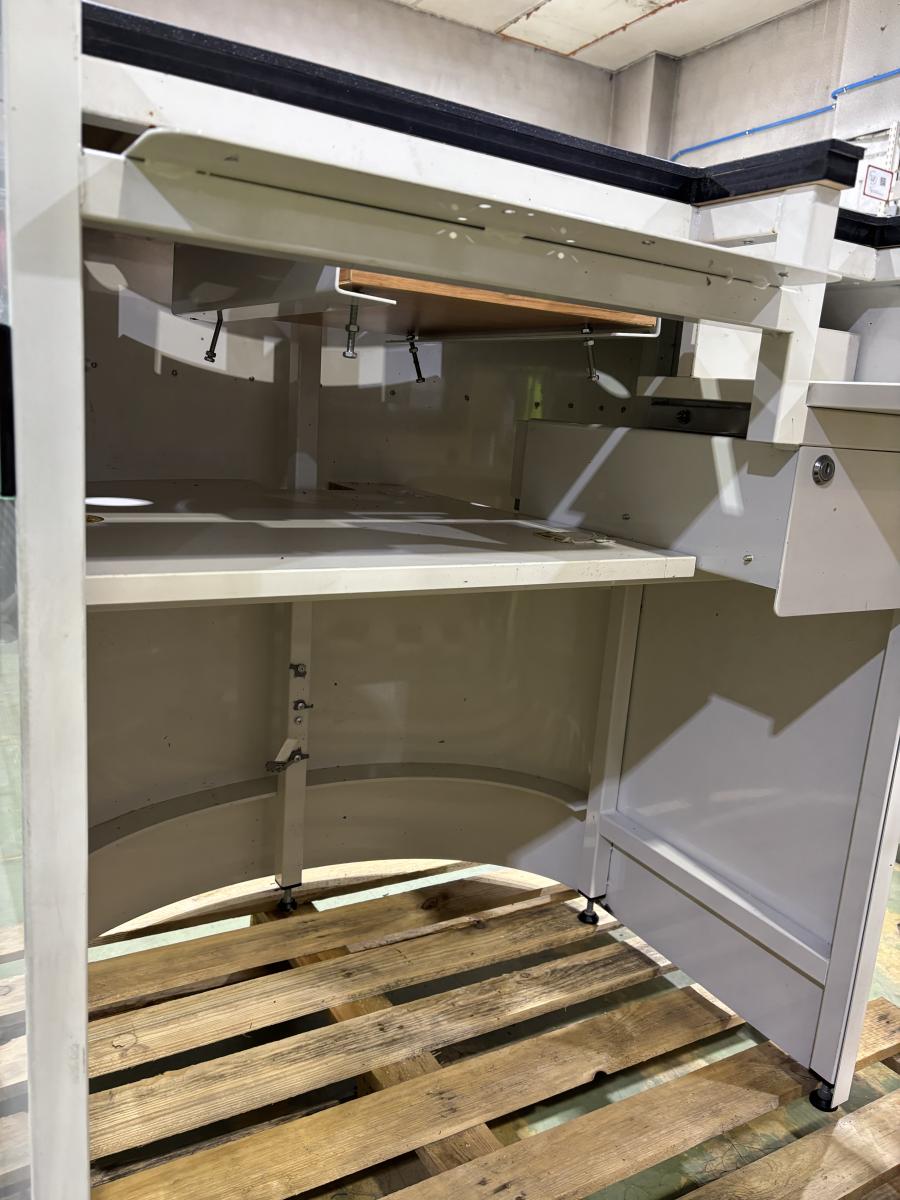 Shopkassza, expressz kassza 145×90×90 cm – termékfotó 45° nézet
