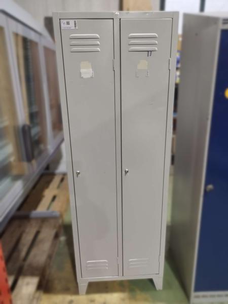 Öltözőszekrény, 2 ajtós METALOBOX PROJECT 2
