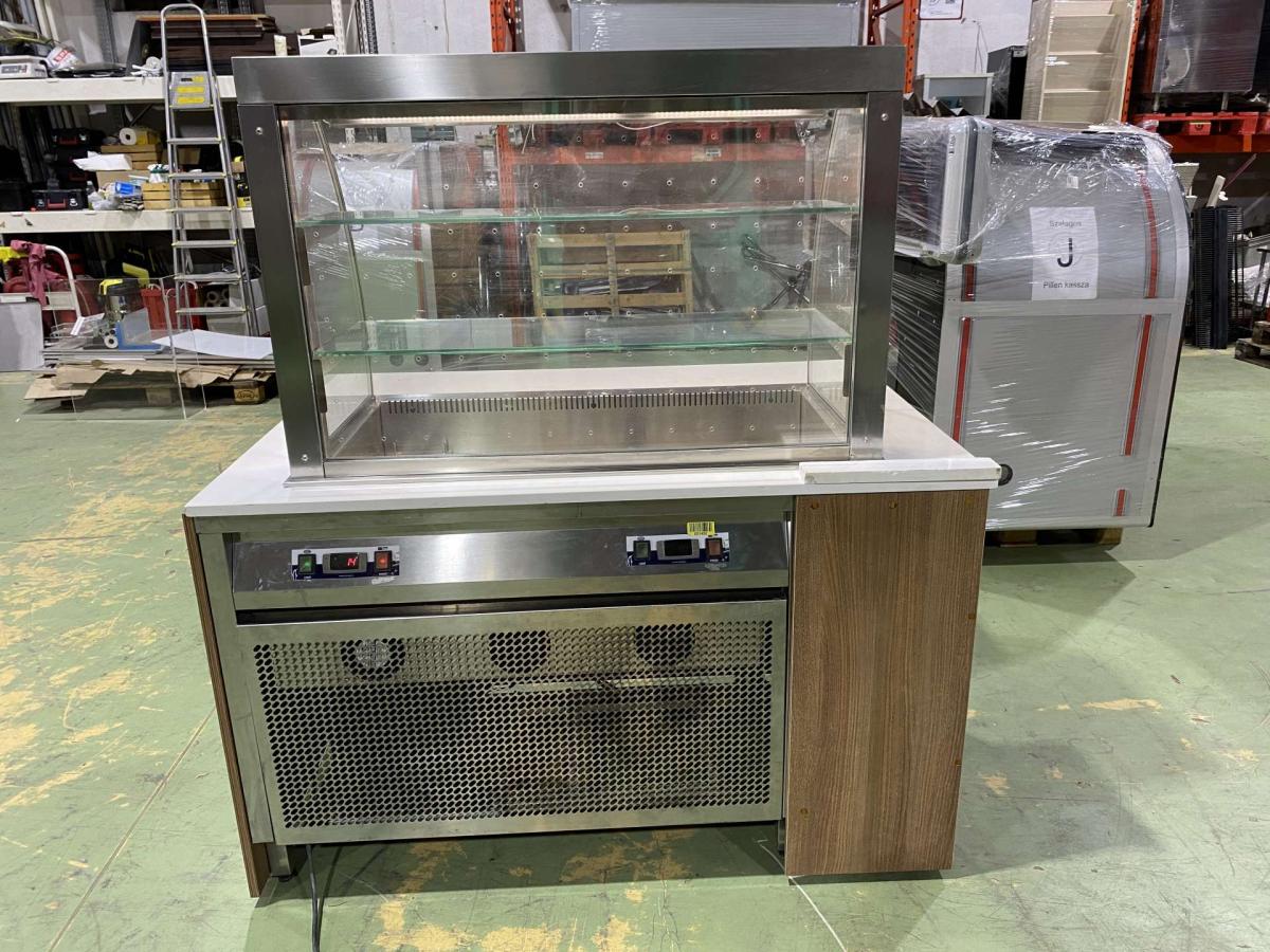 Önkiszolgáló hűtött vitrin – termékfotó alulnézet