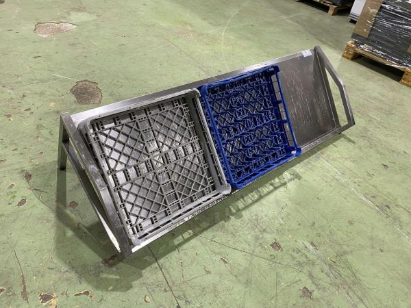 Rozsdamentes mosogatókosár tartó 160*60