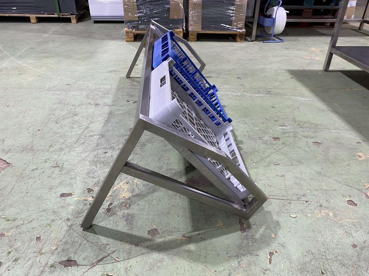 Rozsdamentes mosogatókosár tartó 160*60 – termékfotó alulnézet