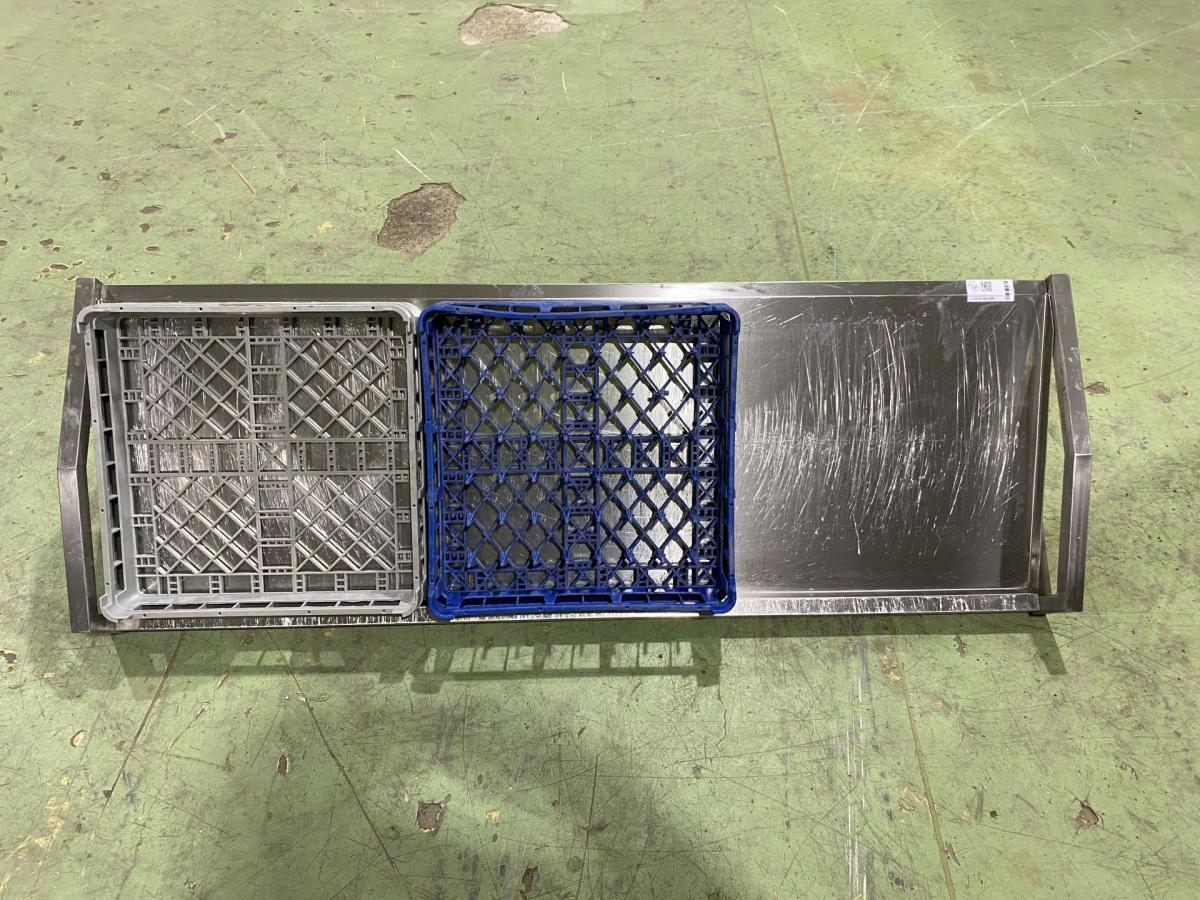 Rozsdamentes mosogatókosár tartó 160*60 – termékfotó részlet