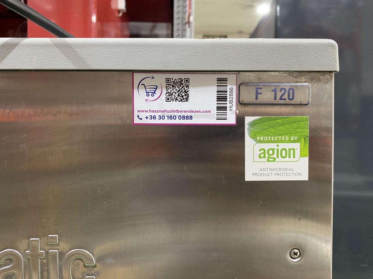 Jégkásagép Icematic F120 + D101 tartály; jéggép – termékfotó alulnézet